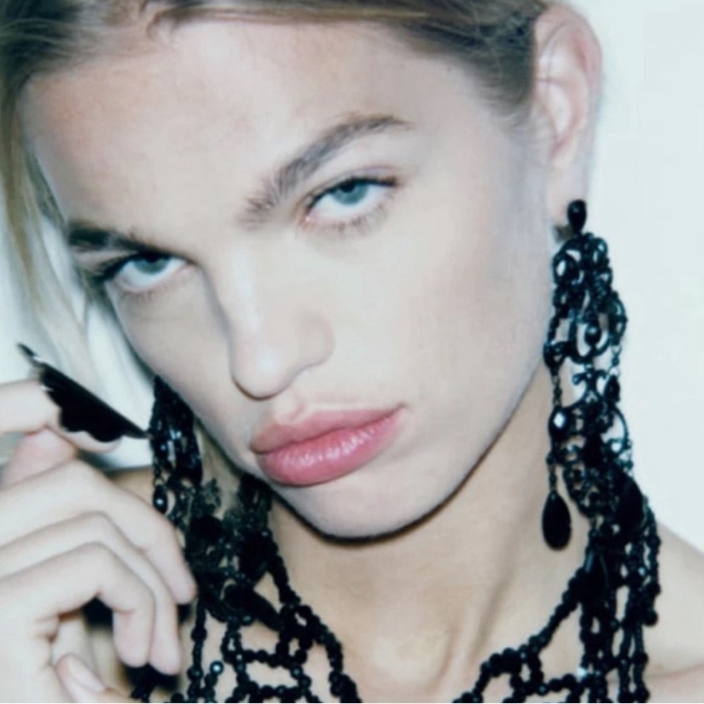 Zara Sparkly Earrings Chandelier New no tags
